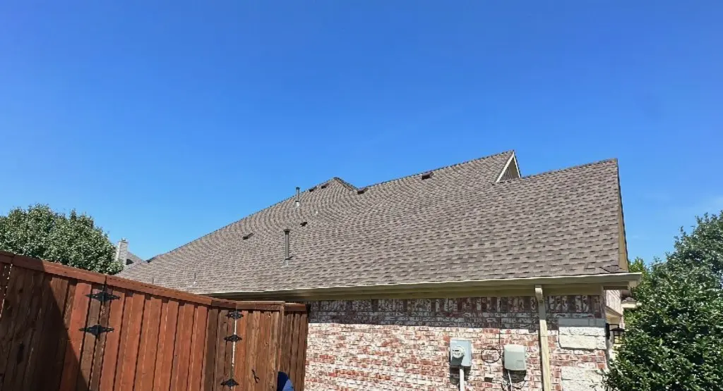 Completed roof replacement project in Cortland